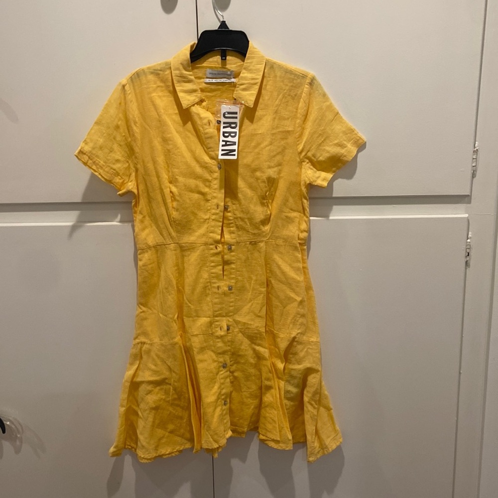 NEW WITH TAGS URBAN OUTFITTERS YELLOW SUNDRESS